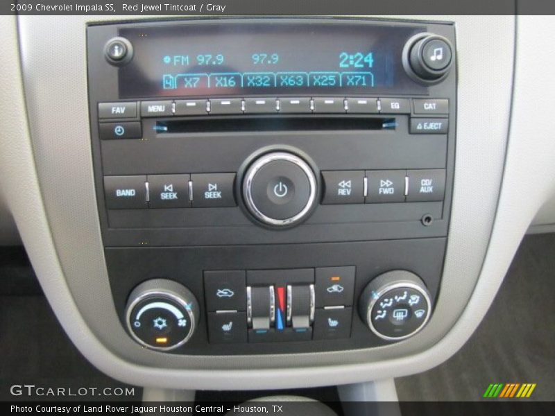Red Jewel Tintcoat / Gray 2009 Chevrolet Impala SS