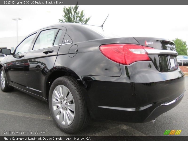 Black / Black 2013 Chrysler 200 LX Sedan