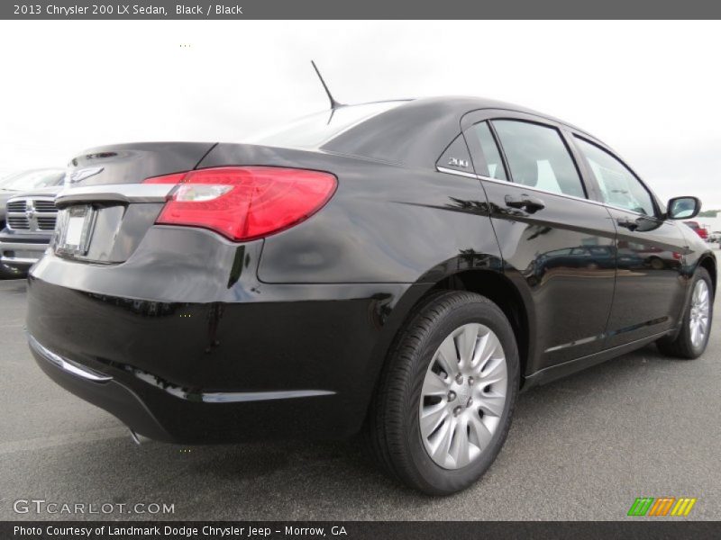 Black / Black 2013 Chrysler 200 LX Sedan