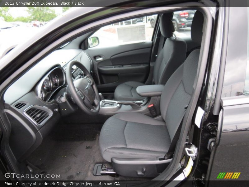 Black / Black 2013 Chrysler 200 LX Sedan