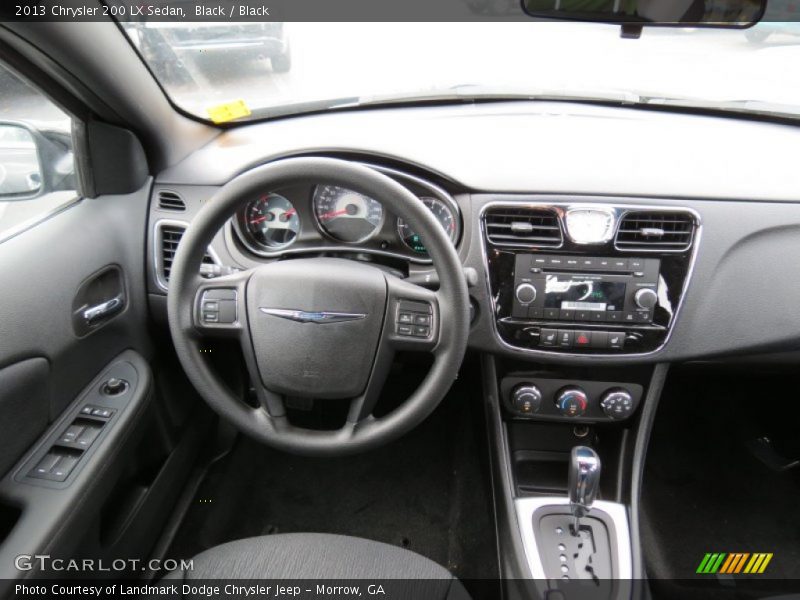 Black / Black 2013 Chrysler 200 LX Sedan