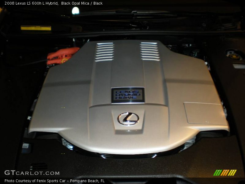 Black Opal Mica / Black 2008 Lexus LS 600h L Hybrid