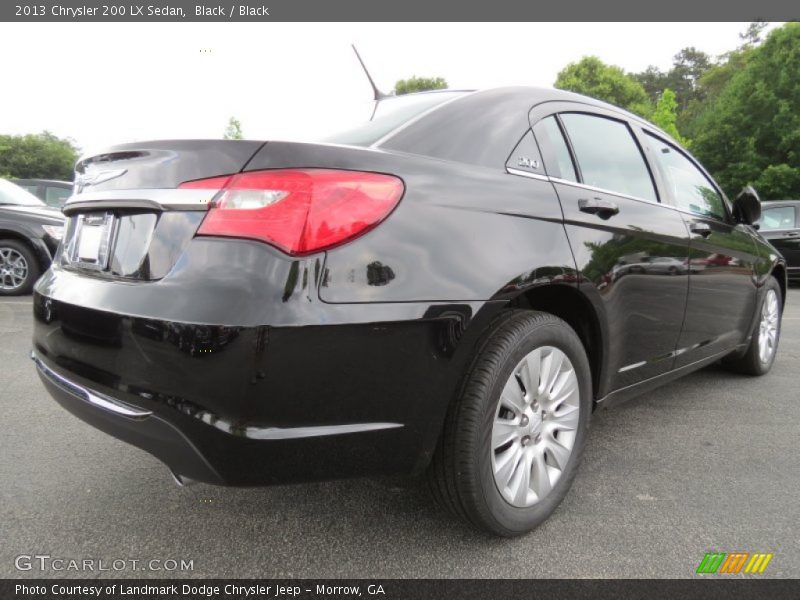 Black / Black 2013 Chrysler 200 LX Sedan