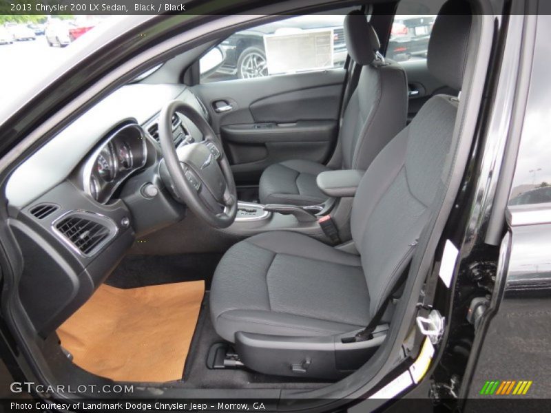 Black / Black 2013 Chrysler 200 LX Sedan