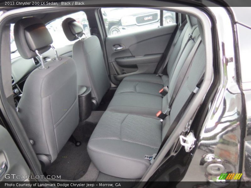 Black / Black 2013 Chrysler 200 LX Sedan