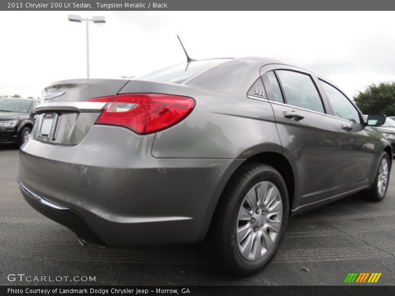 Tungsten Metallic / Black 2013 Chrysler 200 LX Sedan