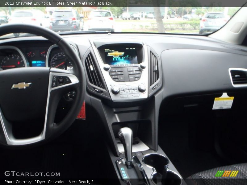 Steel Green Metallic / Jet Black 2013 Chevrolet Equinox LT