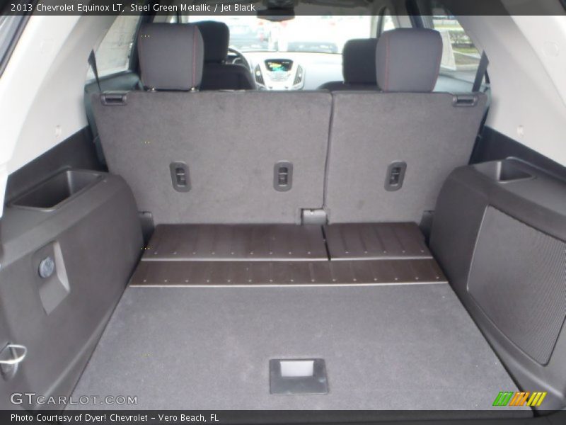 Steel Green Metallic / Jet Black 2013 Chevrolet Equinox LT