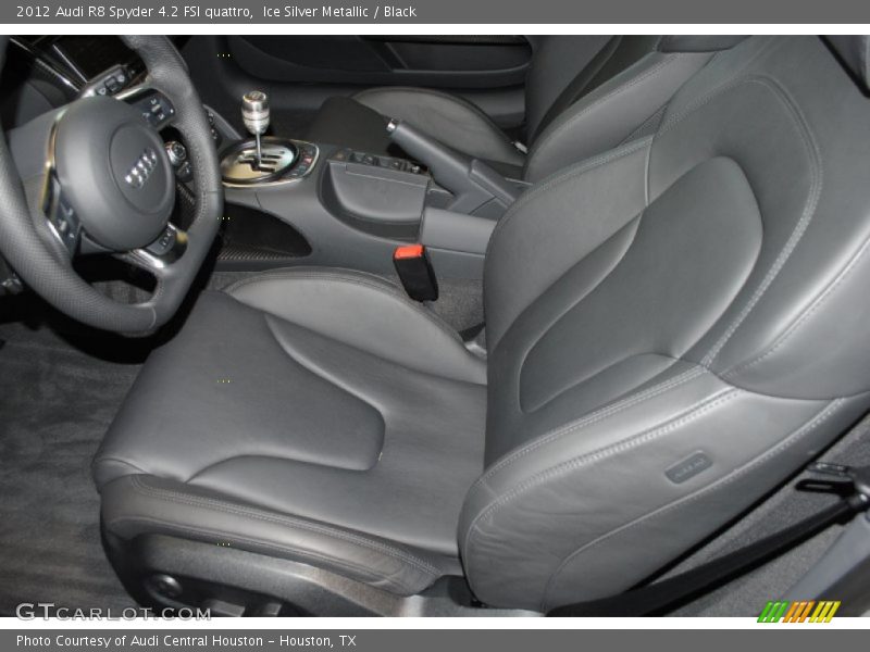 Ice Silver Metallic / Black 2012 Audi R8 Spyder 4.2 FSI quattro