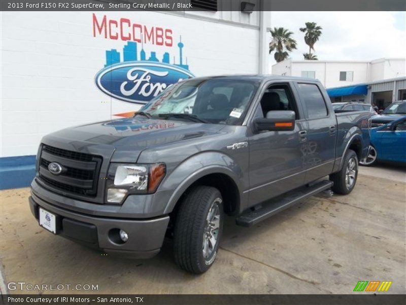 Sterling Gray Metallic / Black 2013 Ford F150 FX2 SuperCrew