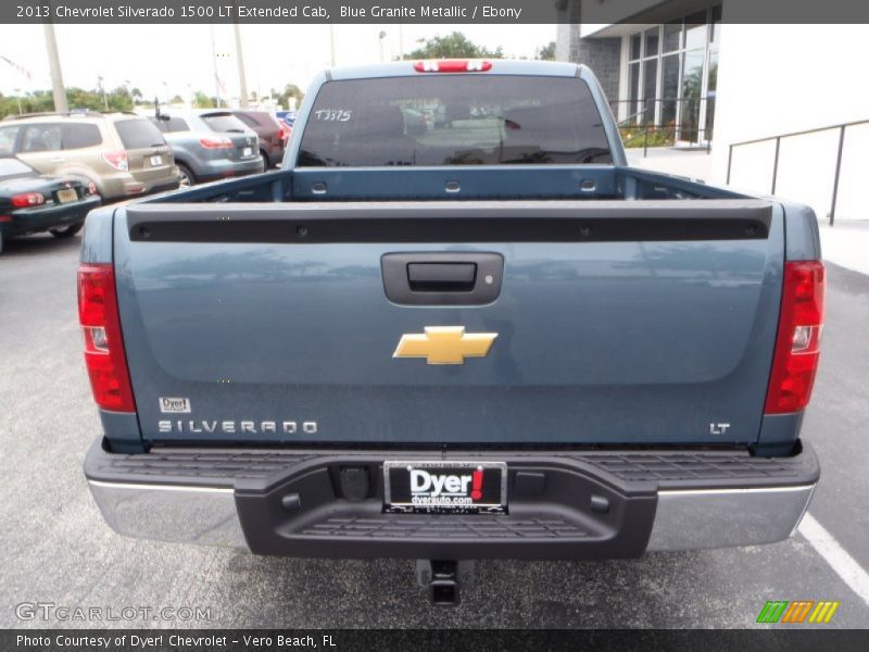 Blue Granite Metallic / Ebony 2013 Chevrolet Silverado 1500 LT Extended Cab