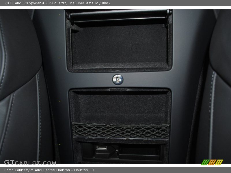 Ice Silver Metallic / Black 2012 Audi R8 Spyder 4.2 FSI quattro