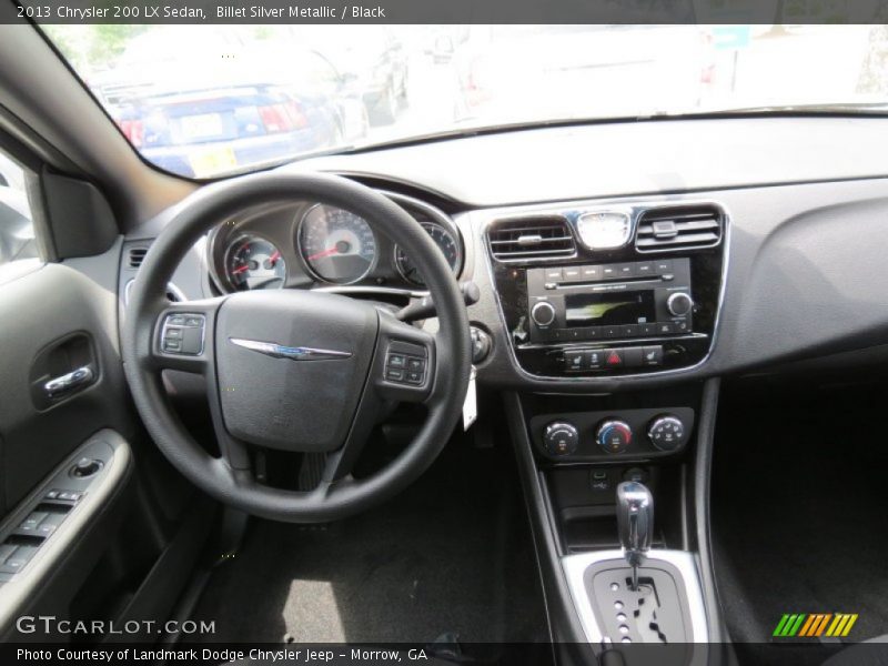 Billet Silver Metallic / Black 2013 Chrysler 200 LX Sedan
