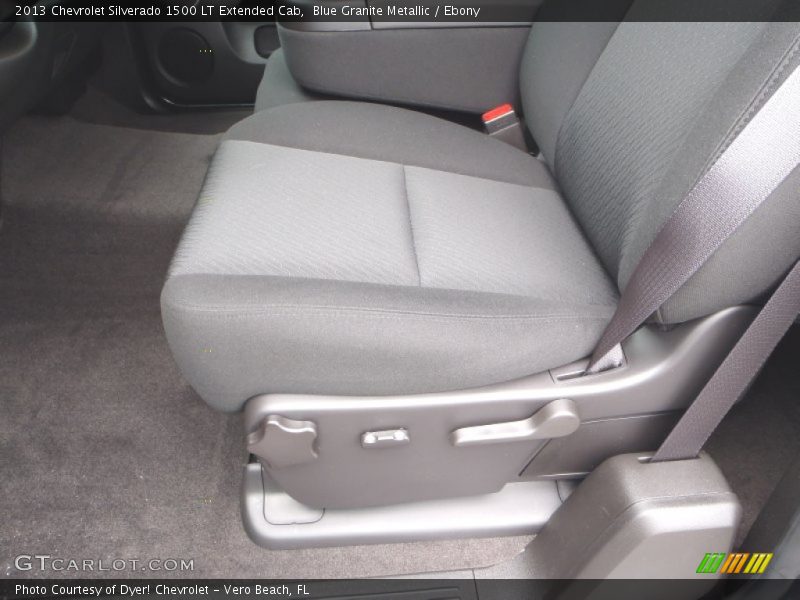 Blue Granite Metallic / Ebony 2013 Chevrolet Silverado 1500 LT Extended Cab