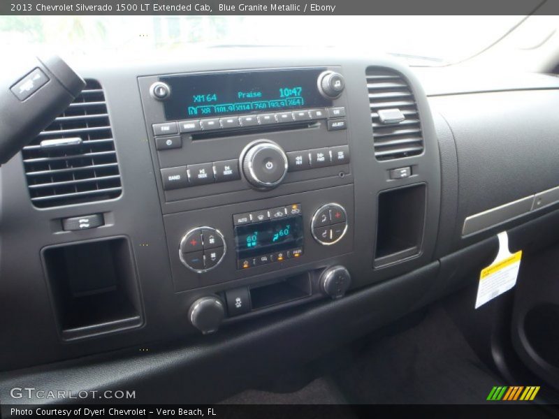 Blue Granite Metallic / Ebony 2013 Chevrolet Silverado 1500 LT Extended Cab