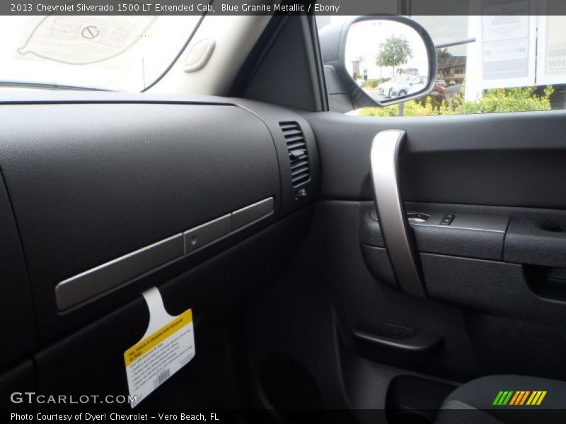 Blue Granite Metallic / Ebony 2013 Chevrolet Silverado 1500 LT Extended Cab