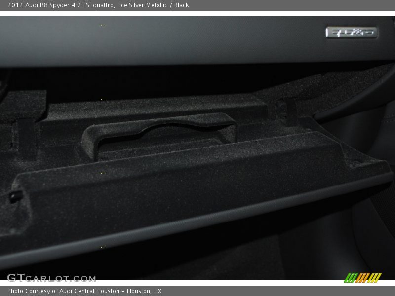 Ice Silver Metallic / Black 2012 Audi R8 Spyder 4.2 FSI quattro