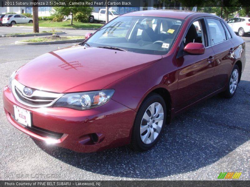 Camellia Red Pearl / Carbon Black 2011 Subaru Impreza 2.5i Sedan