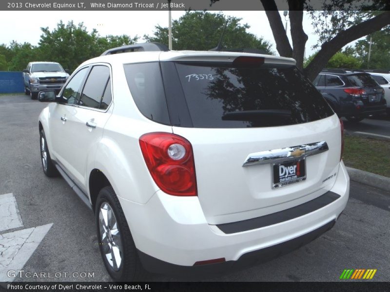 White Diamond Tricoat / Jet Black 2013 Chevrolet Equinox LT