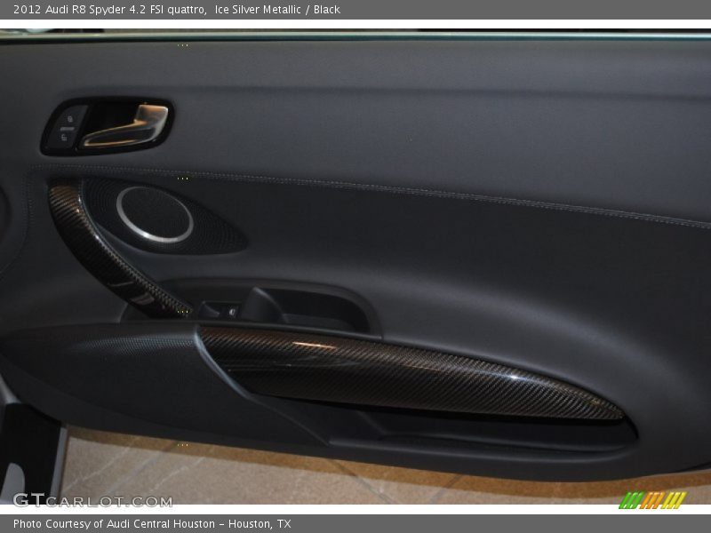 Ice Silver Metallic / Black 2012 Audi R8 Spyder 4.2 FSI quattro