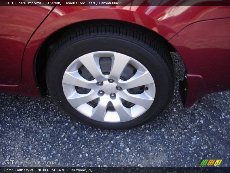Camellia Red Pearl / Carbon Black 2011 Subaru Impreza 2.5i Sedan