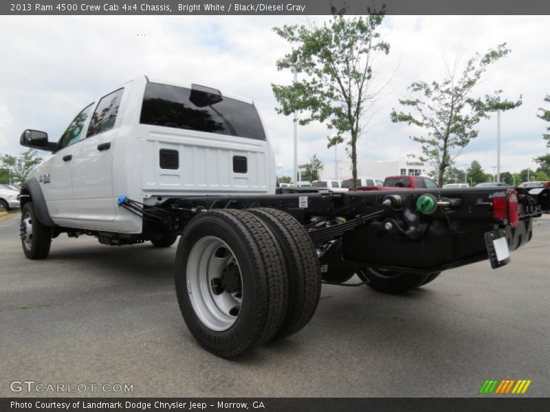 Bright White / Black/Diesel Gray 2013 Ram 4500 Crew Cab 4x4 Chassis