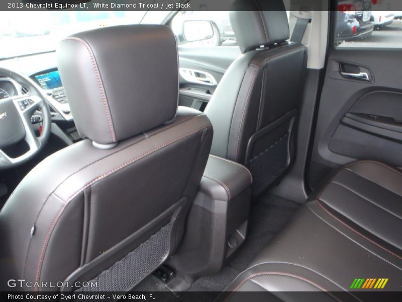 White Diamond Tricoat / Jet Black 2013 Chevrolet Equinox LT