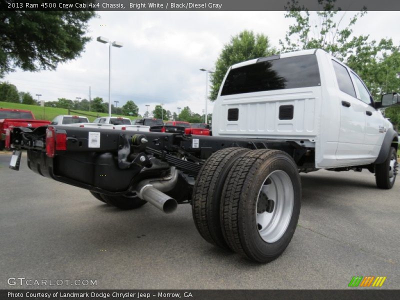 Bright White / Black/Diesel Gray 2013 Ram 4500 Crew Cab 4x4 Chassis