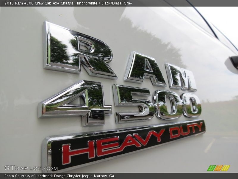 Bright White / Black/Diesel Gray 2013 Ram 4500 Crew Cab 4x4 Chassis