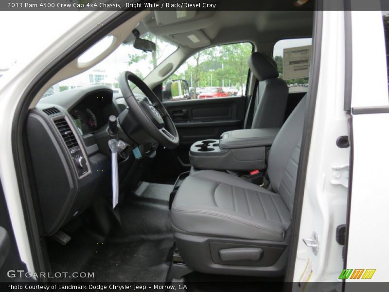 Bright White / Black/Diesel Gray 2013 Ram 4500 Crew Cab 4x4 Chassis