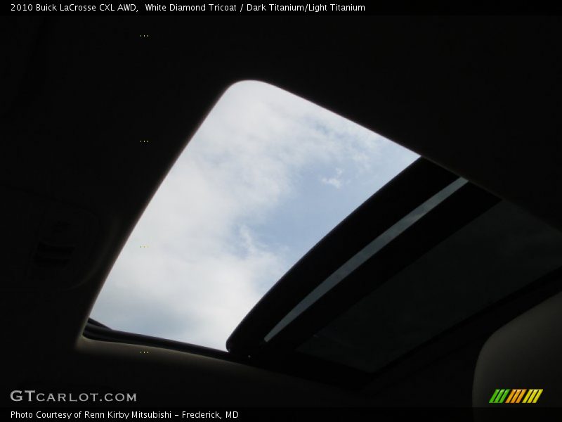 White Diamond Tricoat / Dark Titanium/Light Titanium 2010 Buick LaCrosse CXL AWD