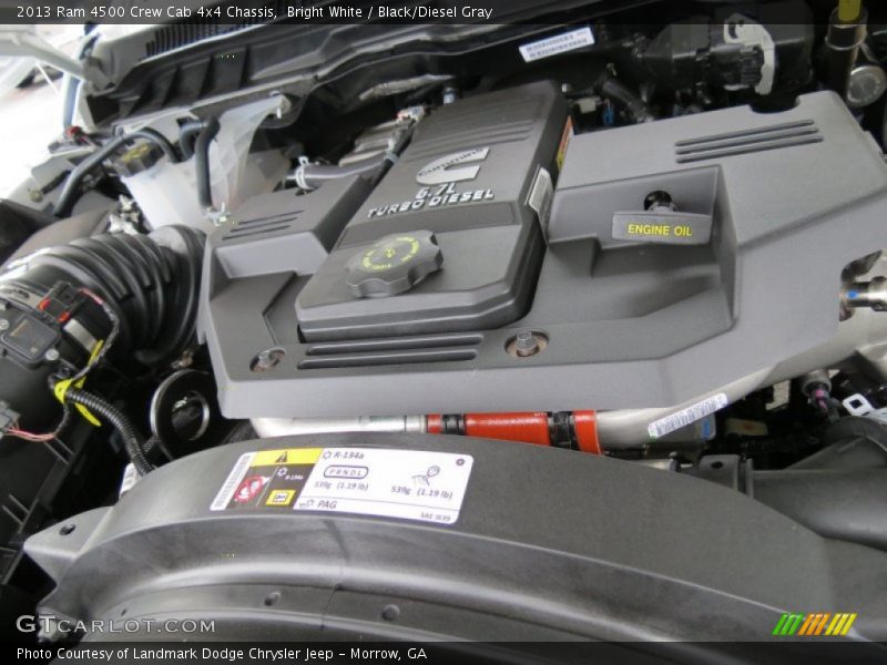 Bright White / Black/Diesel Gray 2013 Ram 4500 Crew Cab 4x4 Chassis