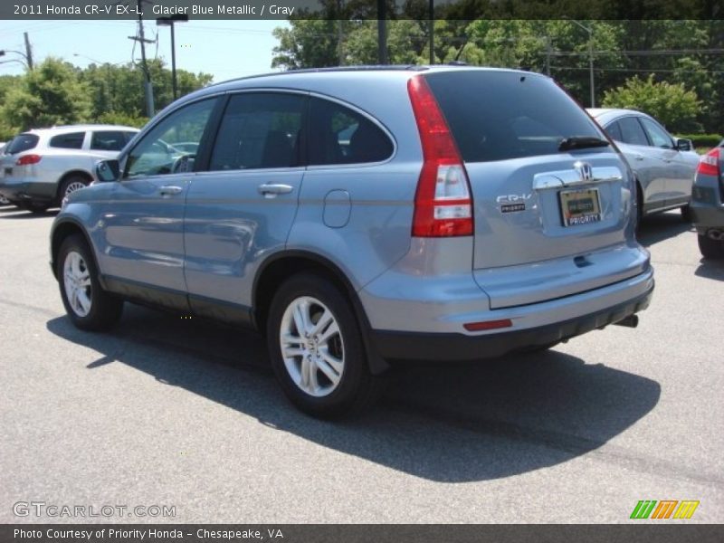 Glacier Blue Metallic / Gray 2011 Honda CR-V EX-L