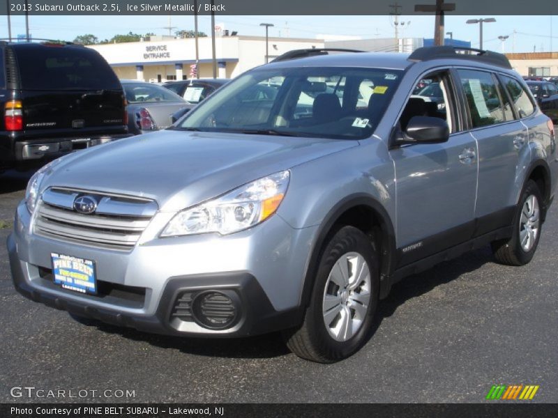 Ice Silver Metallic / Black 2013 Subaru Outback 2.5i