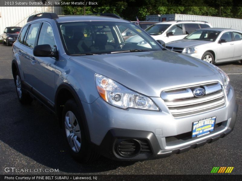 Ice Silver Metallic / Black 2013 Subaru Outback 2.5i