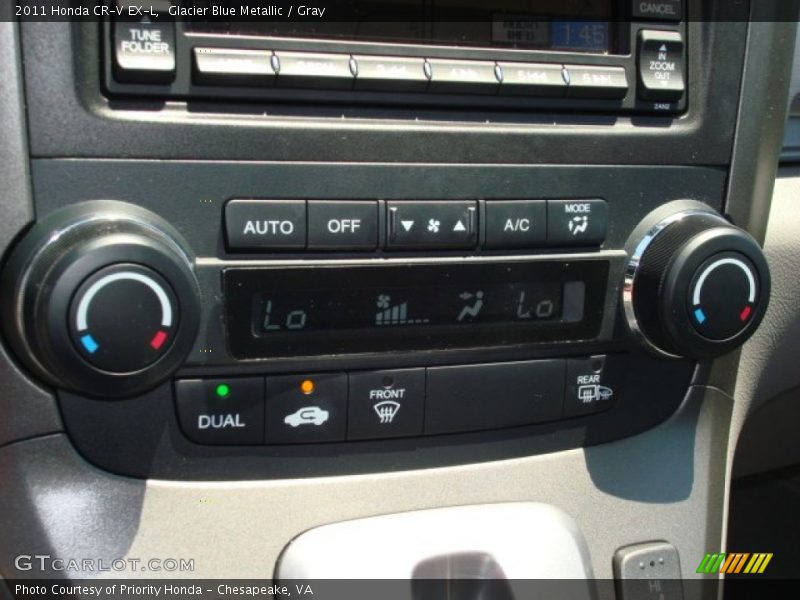 Glacier Blue Metallic / Gray 2011 Honda CR-V EX-L