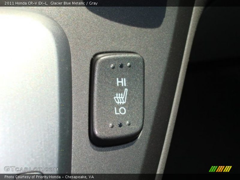 Glacier Blue Metallic / Gray 2011 Honda CR-V EX-L