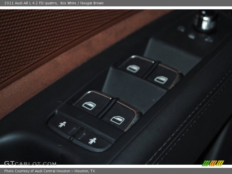 Ibis White / Nougat Brown 2011 Audi A8 L 4.2 FSI quattro
