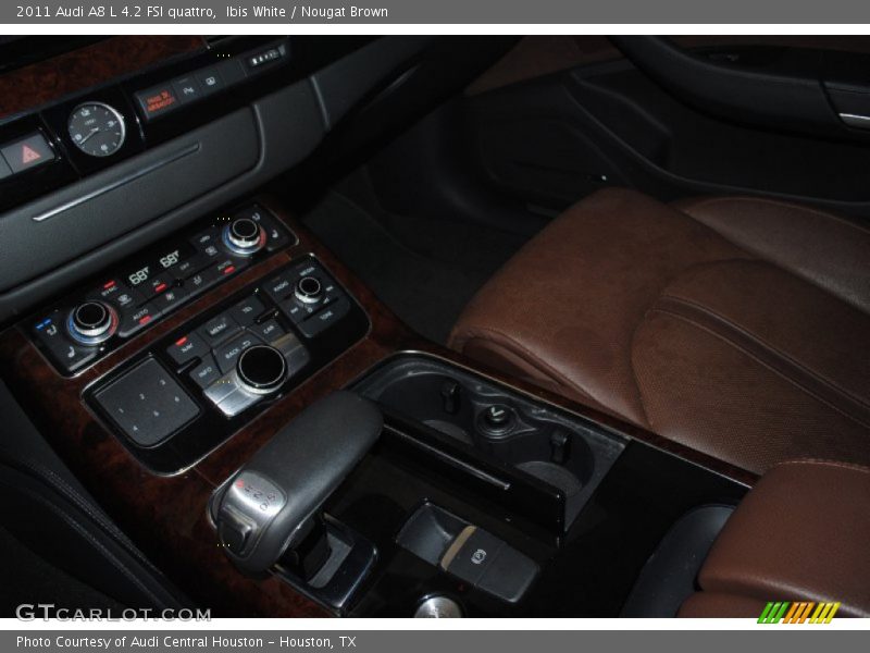 Ibis White / Nougat Brown 2011 Audi A8 L 4.2 FSI quattro
