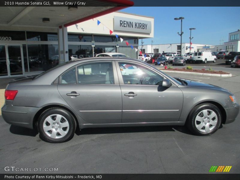 Willow Gray / Gray 2010 Hyundai Sonata GLS