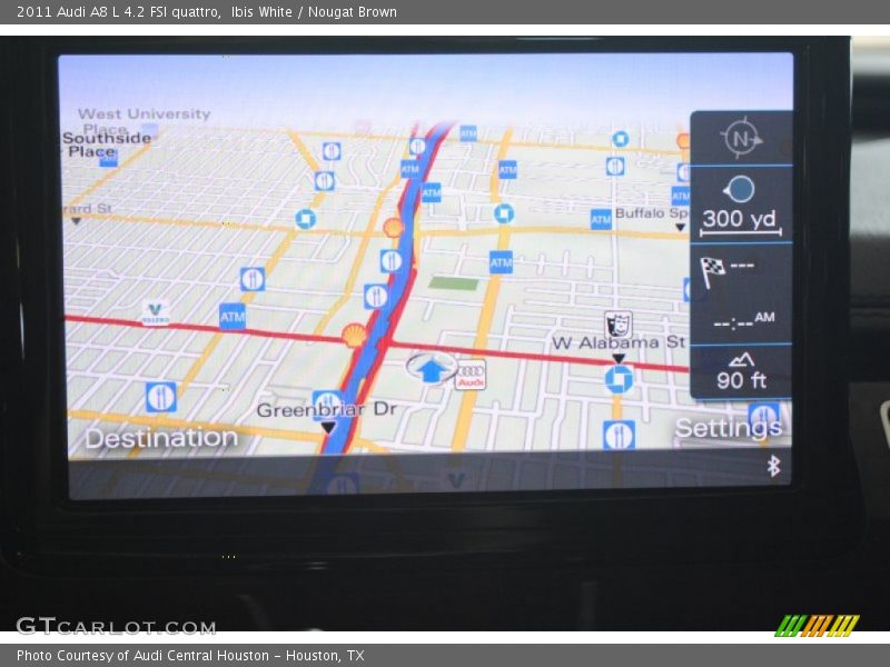 Ibis White / Nougat Brown 2011 Audi A8 L 4.2 FSI quattro