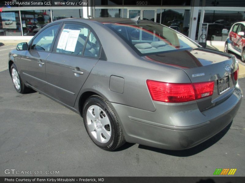 Willow Gray / Gray 2010 Hyundai Sonata GLS