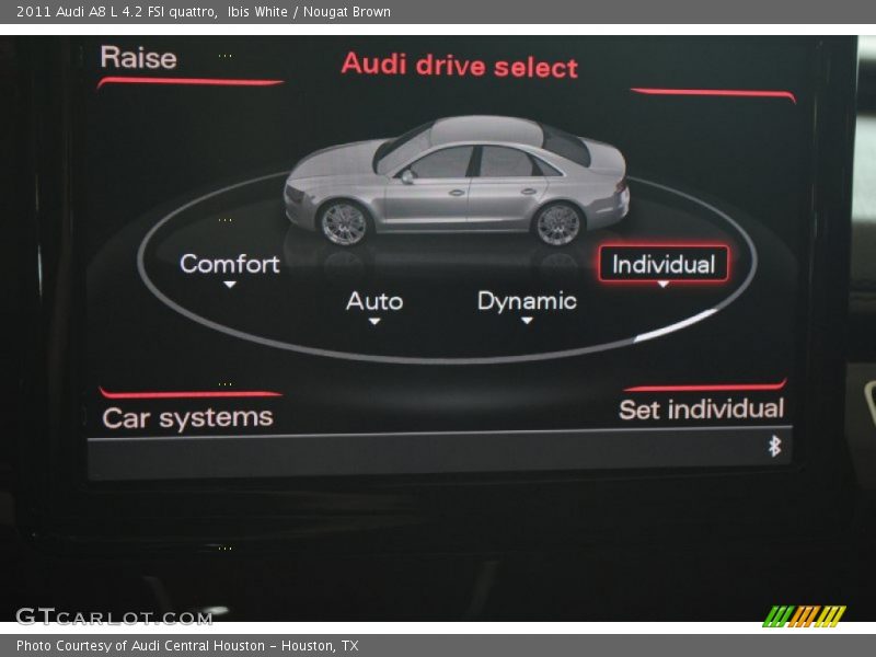 Ibis White / Nougat Brown 2011 Audi A8 L 4.2 FSI quattro
