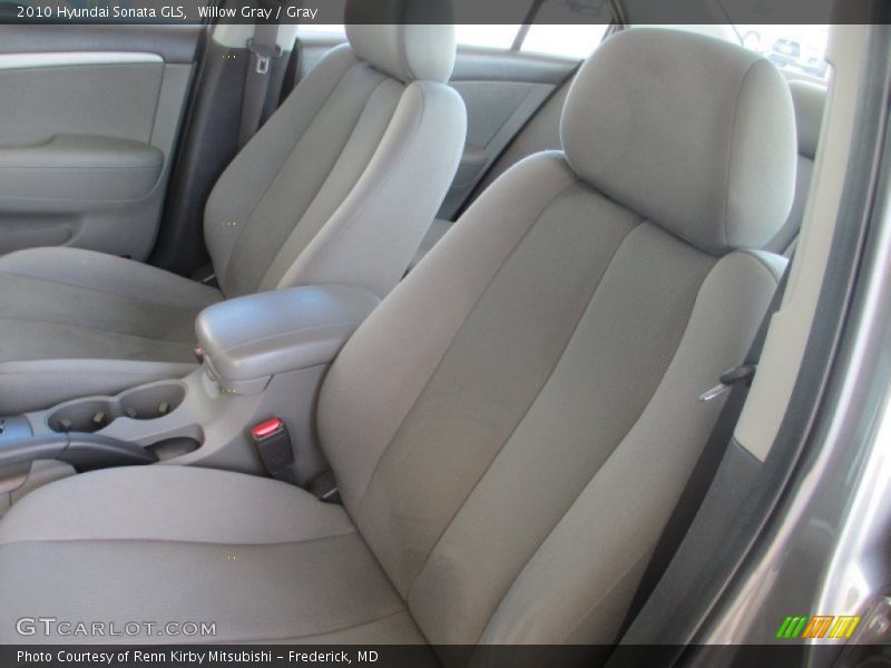 Willow Gray / Gray 2010 Hyundai Sonata GLS