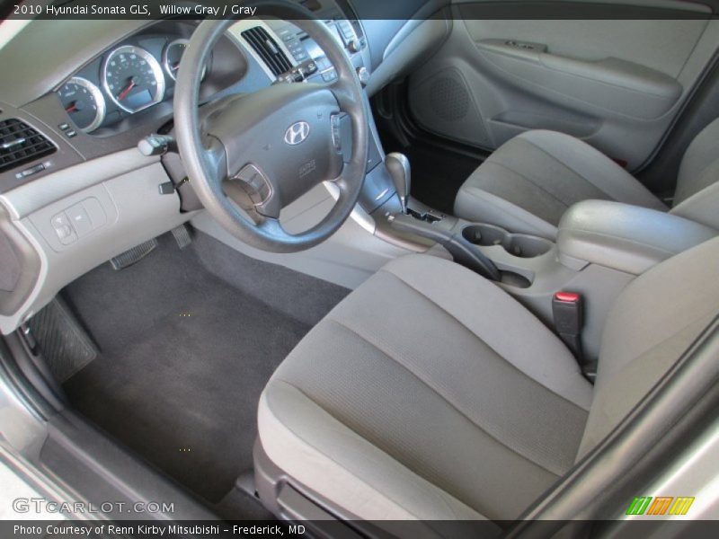 Willow Gray / Gray 2010 Hyundai Sonata GLS