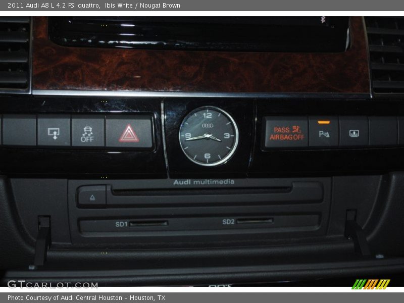 Ibis White / Nougat Brown 2011 Audi A8 L 4.2 FSI quattro