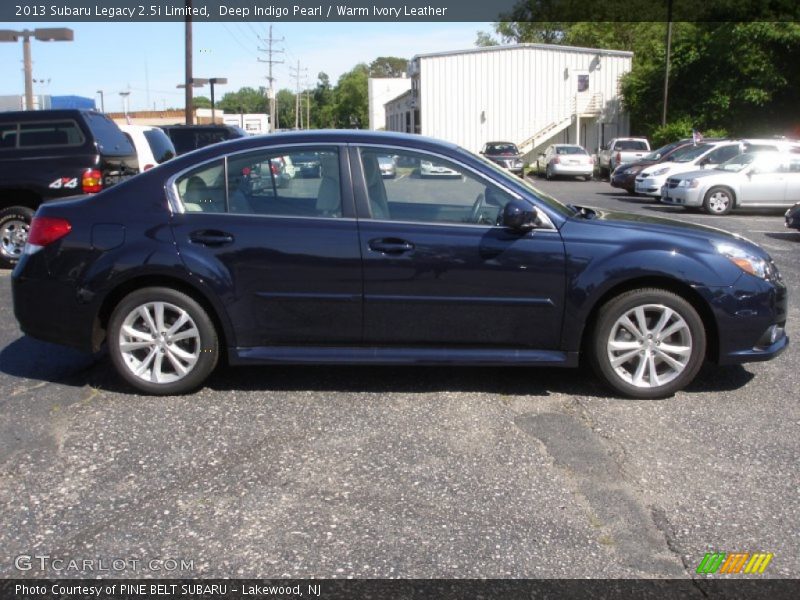 Deep Indigo Pearl / Warm Ivory Leather 2013 Subaru Legacy 2.5i Limited