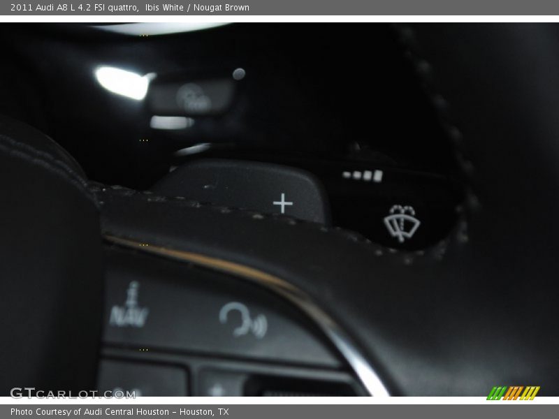 Ibis White / Nougat Brown 2011 Audi A8 L 4.2 FSI quattro