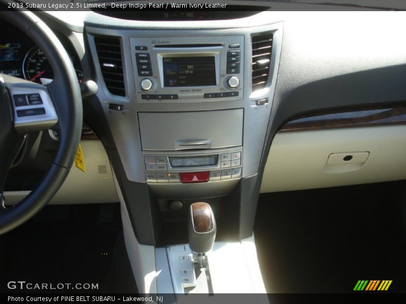 Deep Indigo Pearl / Warm Ivory Leather 2013 Subaru Legacy 2.5i Limited