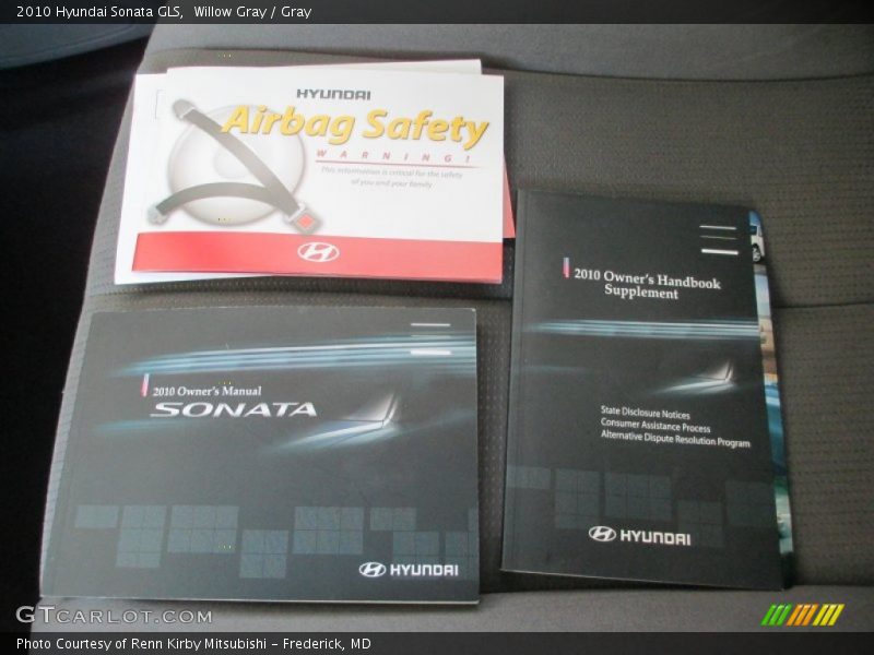 Willow Gray / Gray 2010 Hyundai Sonata GLS